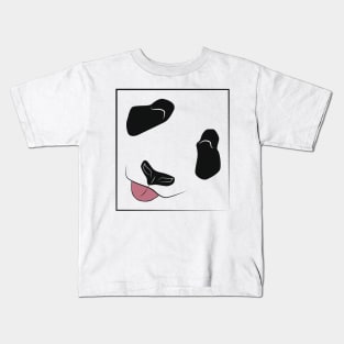 Kawaii Panda smile Kids T-Shirt